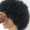 Moda capelli corti neri parrucche sintetiche ondulate BOB capelli tagliati Pixiec con frangia afroamericani per donne nere in Stockfactory diretto