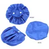 10 pièces soie bonnet de nuit chapeau peut accrocher masque femmes tête couverture sommeil bonnet Satin Bonnet pour beaux cheveux maison nettoyage cheveux fournitures