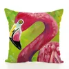 Cuscino/Cuscino Decorativo Cartone Animato Conciso Fodera per Cuscino Originalità Flamingo Design Federa Federa in Lino Stile Europeo