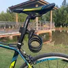 WEST BIKING دراجة قفل مكافحة سرقة الأمن دراجة اكسسوارات مع 2 مفاتيح قفل كابل MTB الطريق دراجة نارية الدراجات قفل P0824