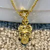 Luxury Fashion Decadent Aesthetics Skull and Pendant Neklace Brand Gold Color Jewelry for Women Punk Collar2180585