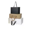 Gift Boxes Home Storage Foldable Cartons Solid Color Children Men Women Shoe Container Convenient Kraft Paper 7sx G2