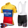 2021 équipe QUICK STEP cyclisme manches courtes maillot short ensemble vélo vêtements été ciclismo ropa hombre Maillot sportwear U20042007