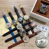 P-009 43 * 13 ملليمتر montre دي luxe رجل الساعات التلقائي الحركة الميكانيكية 316L غرامة الصلب حالة العجل watchband فاخرة ووتش المعصم