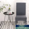 Housse de chaise de couleur unie en spandex, housses élastiques extensibles, housses de chaise blanches pour salle à manger, cuisine, mariage, banquet, hôtel, prix d'usine, conception experte, qualité