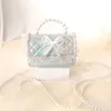 Mini Mini Bolsas Bonito Menina Princesa Messenger Bag Kawaii Bebê Pequeno Moeda Moda Meninas Festa mão Sacos Bolsa De Tote