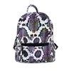 Moda Snakeskin Padrão Mini Mochila 3D Impressão Saco Serpentino Mochila Crianças Crianças Escola Mulheres Viagem Pequeno Back Back