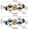 Oversized Luksusowy Zegar Ścienny Złoty Silent Nordic Clock Nowoczesny Design Metal Creative Orologi Da Parecki Home Decor De50zb H1230