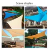 Shade Square Camping Cloth Garden Practical Polyester Fabric Canopy Awning Moisture Proof Mat Durable Portable