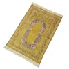 70x110CM Turc Islamique Musulman Tapis De Prière Tapis Vintage Coloré Floral Ramadan Eid Cadeaux Décoration Tapis Avec Glands Garniture 210301