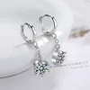 Silver 925 Charm Women 6mm Zircon Earrings Fashion Jewelry Classic Stud Earring for Girl Elegant Gifts Xeh60327126155850