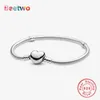 Fit Original Armband Bangle Charm Moments 925 Sterling Silver Chain DIY Jewelry Berloque296g