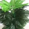 90cm 39 Heads Tropical Plants Large Artificial Palm Tree Fake Monstera Silk Palm Leaves False Plant Leafs For Home Garden Decor7341103