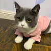 Moda Küçük Köpek Malzemeleri Giyim Pet Köpek Pijama Düğme Siyah Pembe Giysi Yumuşak Duygu Gömlek XS -XL \