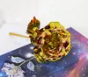 Wedding Decorations 24K Foil Plated Gold Rose Flower Lasts Forever Love Wedding Decor Lover Creative Mother's/Valentine's Day Gift