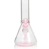 Pink Kitty Bong Hookah glass smoking KT beaker base tube water pipe lookah dab rigs shisha cute Bons for girls