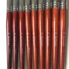 Pędzle do paznokci 1 PC Kolinsky Sable Red Wood Art Pędzel akrylowy Okrągły 10 #12 #14 #16 #18 #20 #22 #24 Żel UV Carving Pen Płyny Proszek Manicure Porady