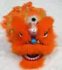 Klassisk Kid Lion Dance Mascot Kostymålder 5-10 14 tum Tecknad Ull Prop Sub Play Funny Parade Outfit Klänning Sport Traditionell Party Carnival