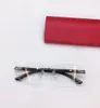 top quality 0287 womens eyeglasses frame clear lens men sun glasses fashion style protects eyes UV400 with case