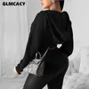 Kobiety Jesień Z Długim Rękawem Zip Bluzy Casual Solid Bluza Slim Gorset Sportowy Trening Gym Kurtka 211014