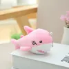 10 stücke 15 cm wenig shark baby tasche dekoration plüsch mini anhänger keychain puppe ring weiche spielzeug