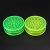 Plastic Herb Grinder Smoking Grinders for smoke detectors pipe acrylicgrinder twisty glass blunt smokingAccessories 60mm WQ249-WLL