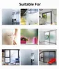 Wallpapers Anti-UV Matte venster Sticker Frosted Glas Statische Film Privacybescherming Anti Peeping Office Windows Door PVC Doorschijnend decor