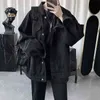 ゴッドリッキュー春秋長袖ブラックオーシャスハラジュックデニムジーンズジャケット男性服ファッション韓国トップ211126