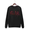 Winter Dames Dark Fun Vintage Letters Print Casual Harajuku O-hals Plus Fluwelen Punk Street Gothic Lange Mouwen Sweatshirt 210608