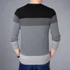 Casual Men's Sweater O-Hals Striped Slim Fit Knittwear Höstmän Tröjor Pullovers Pullover Men Dra Homme M-3XL Y0907