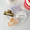 Koreaanse grote haarklauwen Elegant Clear Acryl Hair Clips Haarspelden Brontte Hoofddeksels voor vrouwen Girls Haaraccessoires Geschenken2615083