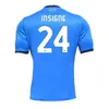 21 22 SSC Napoli Soccer Jerseys Spodenki 2021 2022 Neapol Home Away Hird Football zestawy Lozano Mertens Insygne Osimhen Maglietta da Calicjare męskie Koszulki dziecięce