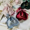 Bolsa de caja de dulces Nueva forma de perla Cajas de regalo de favor de boda con bolsas de fiesta de cinta Embalaje ecológico RRE12414