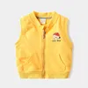Children's vest spring and autumn models children's clothing embroidery boys tops Korean baby 7080 25 211203