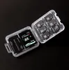 Nowy 8 w 1 Plastikowy pudełko na kartę pamięci TF Micro SD dla SDHC TF MS Protector Holder wysokiej jakości LX0285