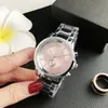 Moda Popular Casual Top Brand Hombres Mujeres Lady Girl reloj Acero Metal banda Relojes de pulsera de cuarzo A41