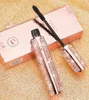 QIC Pinda Opzetborstel Mascara Fiber Shining Diamond Waterproof Verlenging Cruling Dikke Makeup Balck Mascara