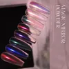 Nail Glitter Upgrade 12 Colors Manicure Art Kit Aurora Dip Fin Texture Powder Pulver Starter Set med 2 fjärilsdekoration