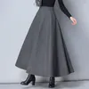 long wool skirts for women