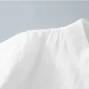 Halilo Garçons Chemises À Manches Longues Rayé Printemps Automne Boutique Enfants Vêtements Blanc Vert Tops Tees École Toddler Boy 210713