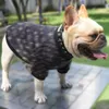 Moletom preto legal estampado para animais de estimação estilo de rua ao ar livre roupas para cachorros Bulldog Teddy Bichon roupas para cães