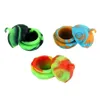 silicone dab container pumpkin shape nonstick jar Home Mini Storage Bottles smoking pipe containers halloween carnival