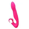 NXY Dildos Zunge Vibrator Weibliche Frauen Sex Produkt Spielzeug Teleskop Rotation Vibration Stimulieren Vagina Klitoris G-punkt Dildo mit Heizung 0105