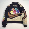 Herenjassen Borduurwerk Letter Harajuku Baseball Jacket Paar jassen