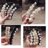 Pearl Banana Clip Vertical Clip Girls Hairpin Simple Style Temperament Barrettes Headbonad Ins Ponytail Clips Hair Claws