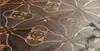 真鍮とローズウッドブラックカラーアートパッチェンフロンシング豪華なヴィラの背景壁パネルrugsカーペットハイエンドタイルマークトラグ