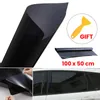 Car Sunshade In Stock VLT 5% Uncut Roll 39 X 20 Window Tint Film Charcoal Black Glass Office Foils Solar Protection253W