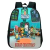 Mochila criança os octonauts sacos de jardim de infância crianças mochilas crianças bebês dos desenhos animados saco de livro diário mochila308g