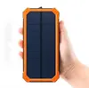 20000MAH Roman Solar Power Bank 2A ​​Çıktı Cep Telefonu Taşınabilir Charger3020110