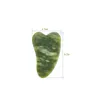 Tamax JD016 Vit Rosa Rose Quartz Green Agate Dongling Jade Guasha Board Natural Stone Scraper Gua Sha Tools